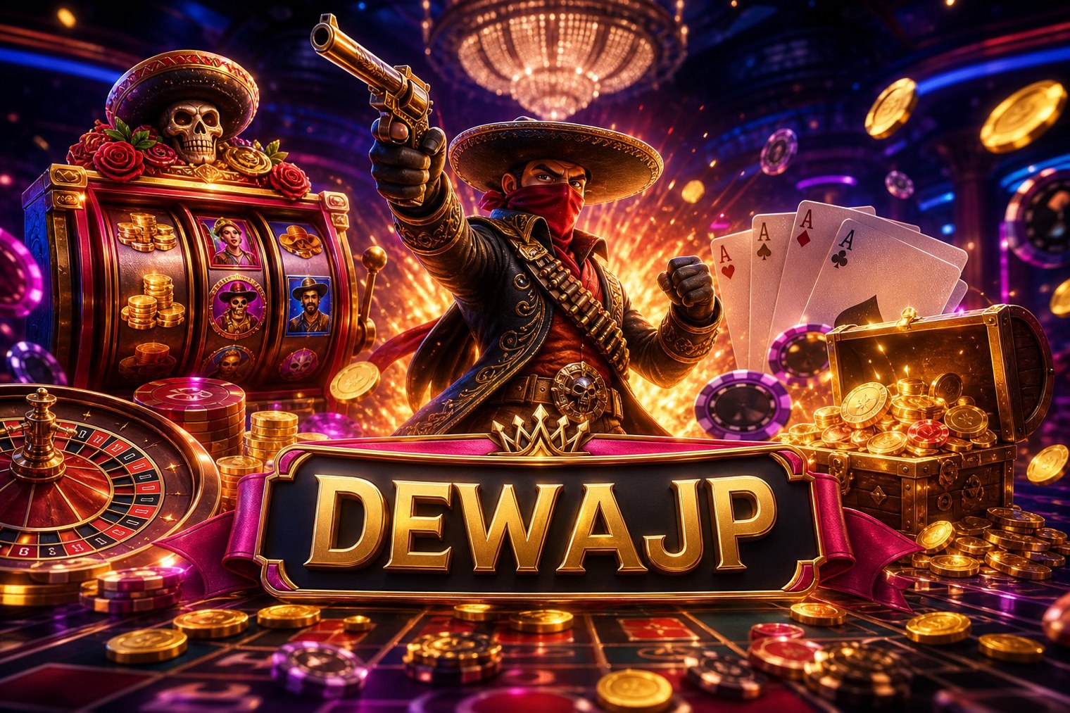 Ilustrasi papan Mahjong Ways di DEWAJP dengan simbol mahjong dan nuansa santai untuk pemain baru